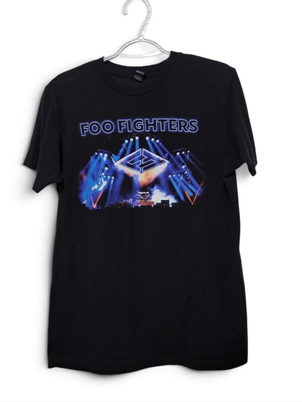 Foo Fighters Concert Music Black Graphic T-Shirt Medium